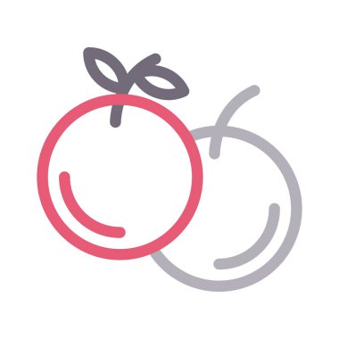 meyve renk çizgisi simgesi