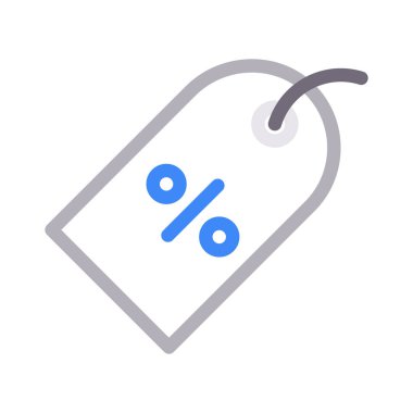 indirim renk çizgisi simgesi