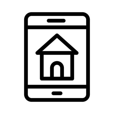 çevrimiçi ince çizgi simgesi