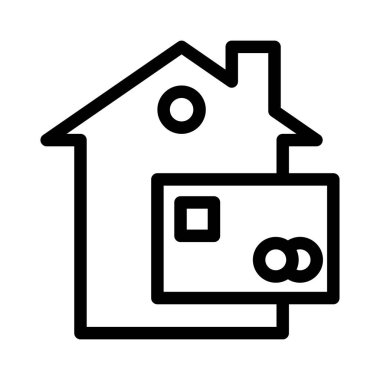 kart ince çizgi simgesi