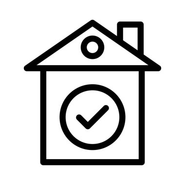 test edilmiş ince çizgi simgesi