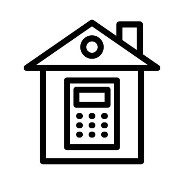 hesaplama ince çizgi simgesi