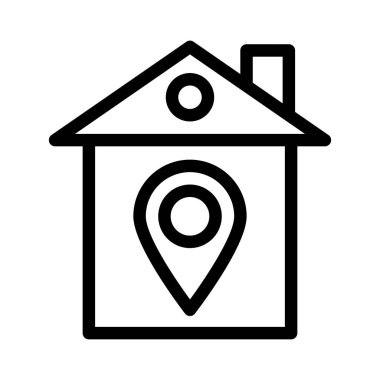 harita ince çizgi simgesi