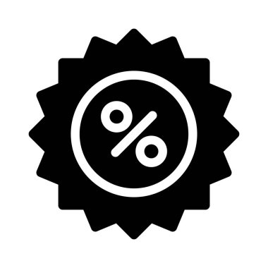 teklif glyph düz simgesi