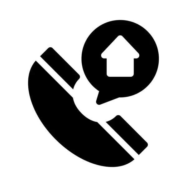 手机字形平面图标 — 图库矢量图片