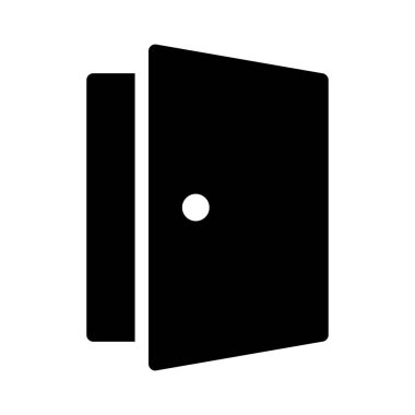 açık glyph düz simgesi