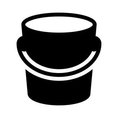 inşaat glyph düz simgesi