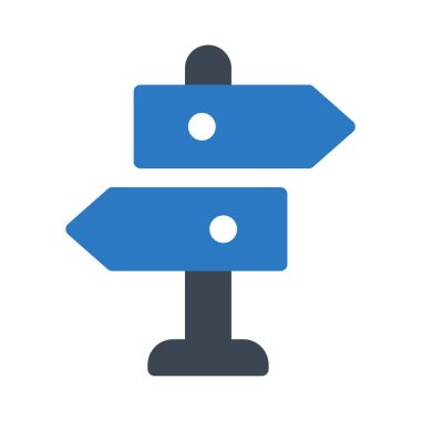 karton glyph renk simgesi