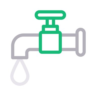 musluk renk çizgisi simgesi