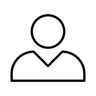 Hesap ince çizgi vektör simgesi