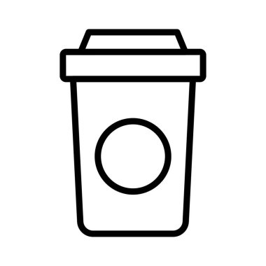 ince hat vektör simge çay