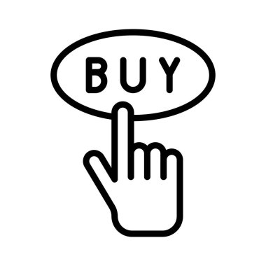 ince çizgi vektör simgesini tıklatın