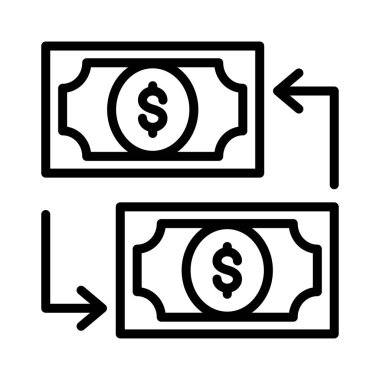 ince çizgi vektör simge değişimi