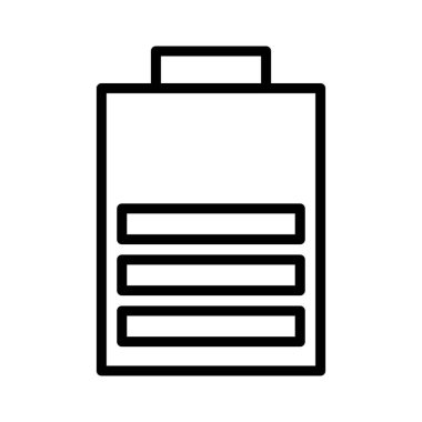 güç ince çizgi vektör simgesi