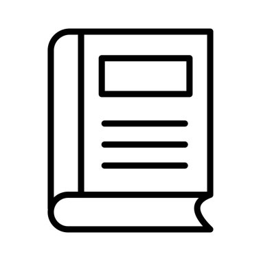 eğitim ince çizgi vektör simgesi