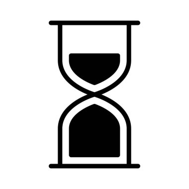 kum glyph düz vektör simgesi