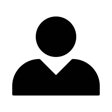 hesap glyph düz vektör simgesi