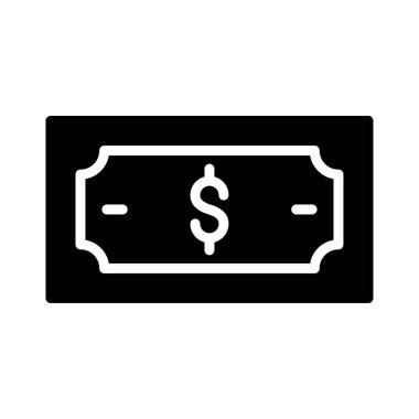 para glif düz vektör simge