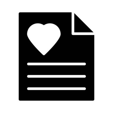 belge glyph düz vektör simgesi