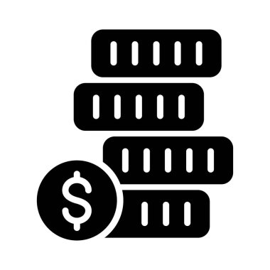 düz vektör simge para