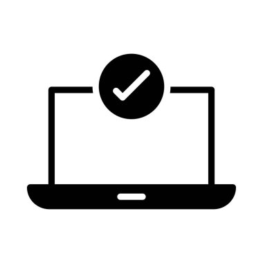 tam glyph düz vektör simgesi