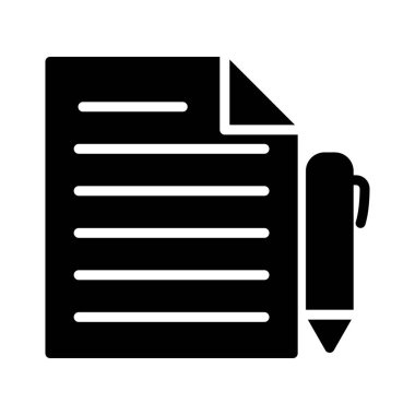 gph düz vektör simgesi yazmak