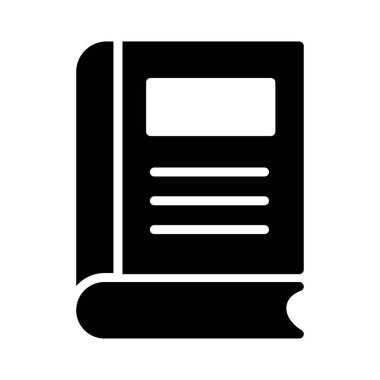 eğitim glyph düz vektör simgesi