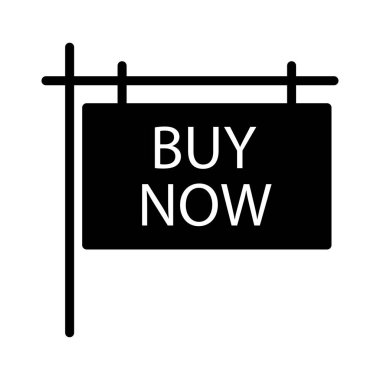 karton glyph düz vektör simgesi