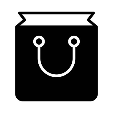 Araba glif düz vektör simgesi