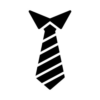 düz bez glif simge vektör