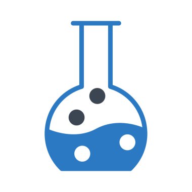 flask glyph renk vektör simgesi