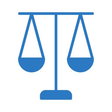 denge glyph renk vektör simgesi