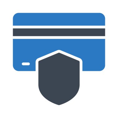 kredi glyph renk vektör simgesi