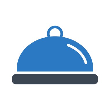 yiyecek kabartma renk vektörü simgesi