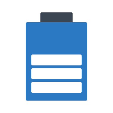 güç glyph renk vektör simgesi