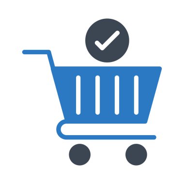 trolley glyph renk vektör simgesi