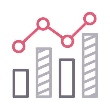 grafik renk çizgisi vektör simgesi