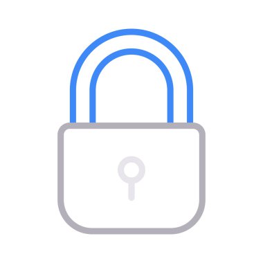 koruma renk çizgi vektör simgesi