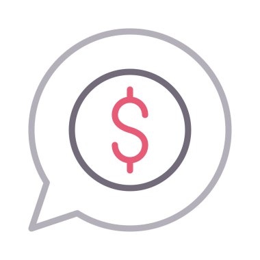 para renk çizgisi vektör simgesi