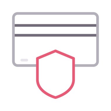 kredi renk çizgisi vektör simgesi