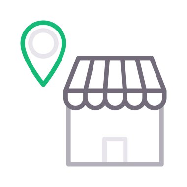 renk çizgisi vektör simgesini depolama