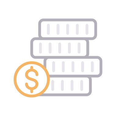 para renk çizgisi vektör simgesi