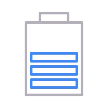 güç renk çizgisi vektör simgesi