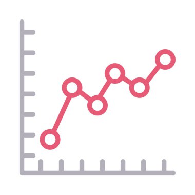 grafik renk çizgisi vektör simgesi