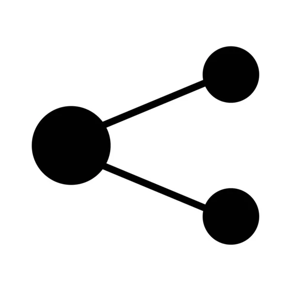 连接字形平面矢量图标 — 图库矢量图片