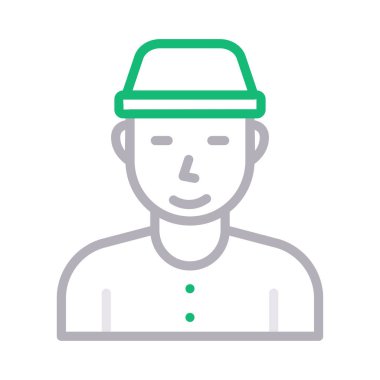 boy renk çizgisi vektör simgesi