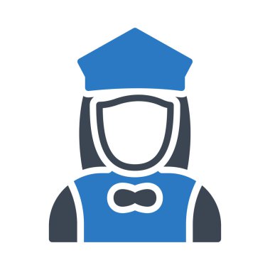 ofis glyph renk vektör simgesi