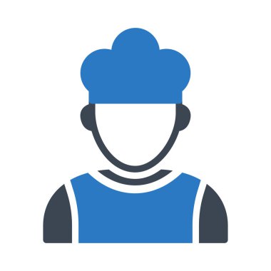 cook glyph renk vektör simgesi