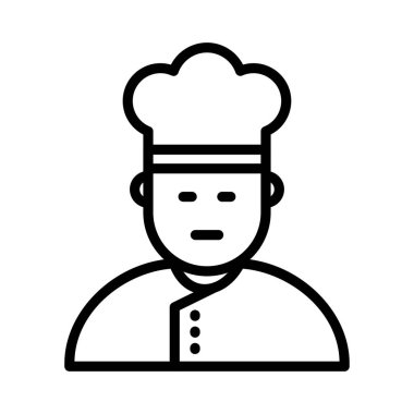 ince çizgi vektör simgesi pişirmek