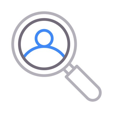 kullanıcı renk çizgisi vektör simgesi